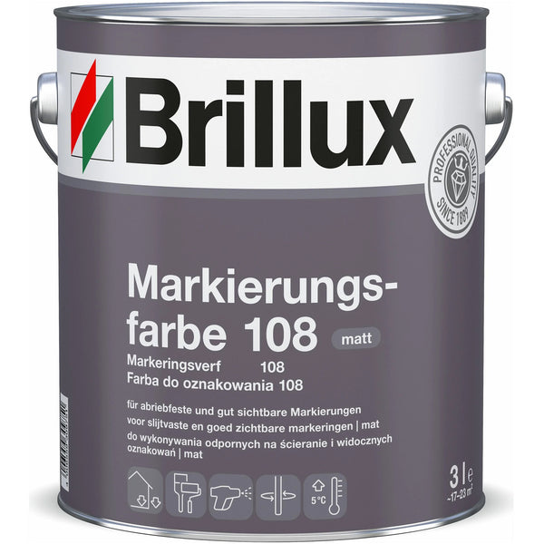Brillux Markierungsfarbe 108 (Weiß) – Lack