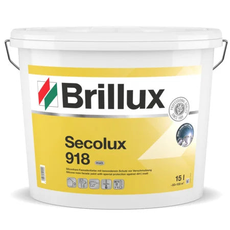 Brillux Secolux (Silicon-Fassadenfarbe) 918 weiß
